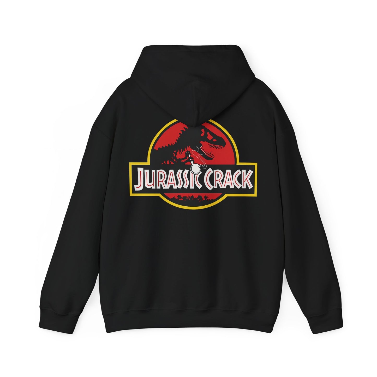 Sweat à Capuche  Noir Jurassic Crack