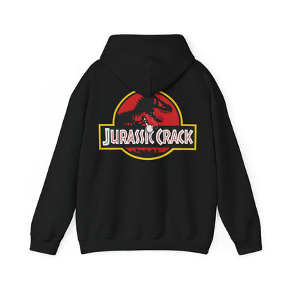 Sweat à Capuche  Noir Jurassic Crack