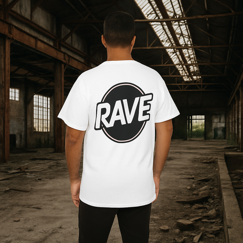 T-shirt Blanc RAVE