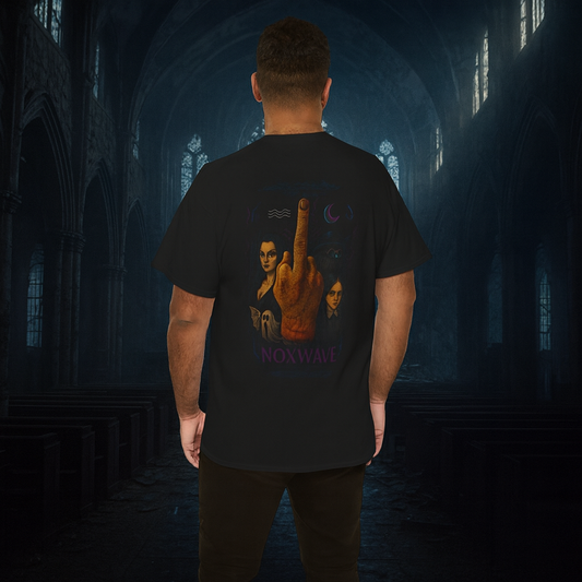 T-shirt Noir Illustration Dark Provocatrice